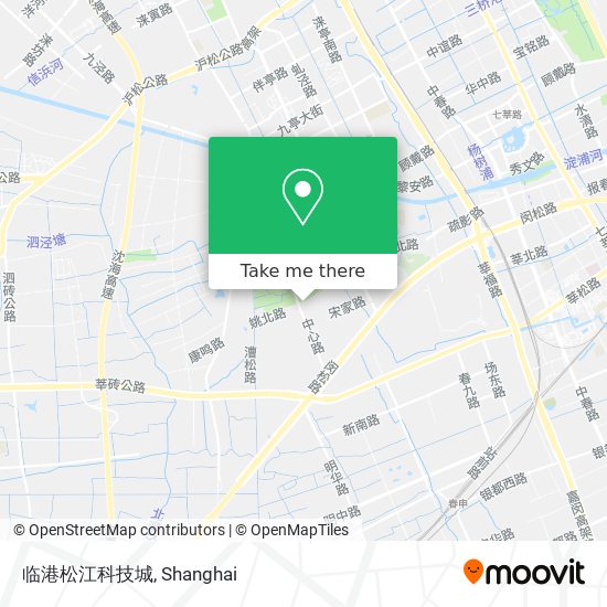 临港松江科技城 map