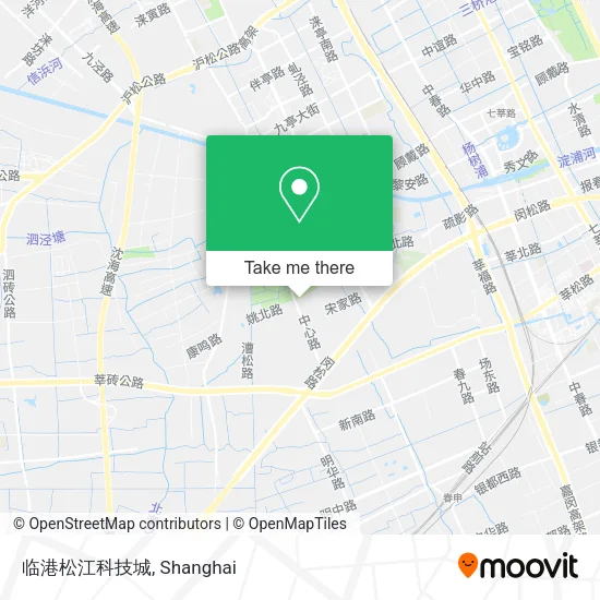 临港松江科技城 map