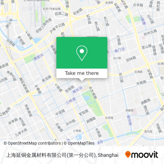 上海延铜金属材料有限公司(第一分公司) map