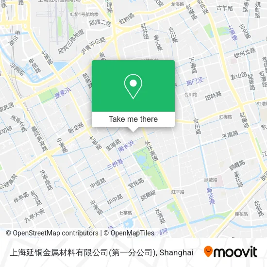 上海延铜金属材料有限公司(第一分公司) map