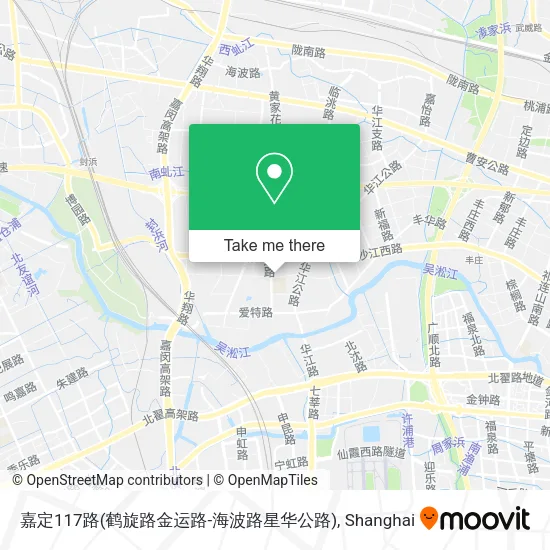 嘉定117路(鹤旋路金运路-海波路星华公路) map