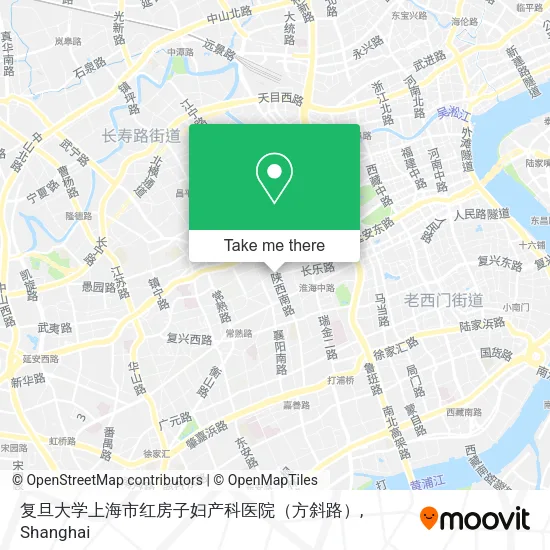 复旦大学上海市红房子妇产科医院（方斜路） map