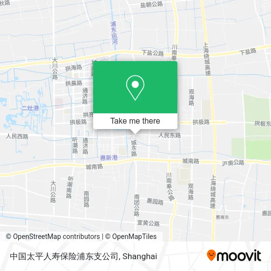 中国太平人寿保险浦东支公司 map