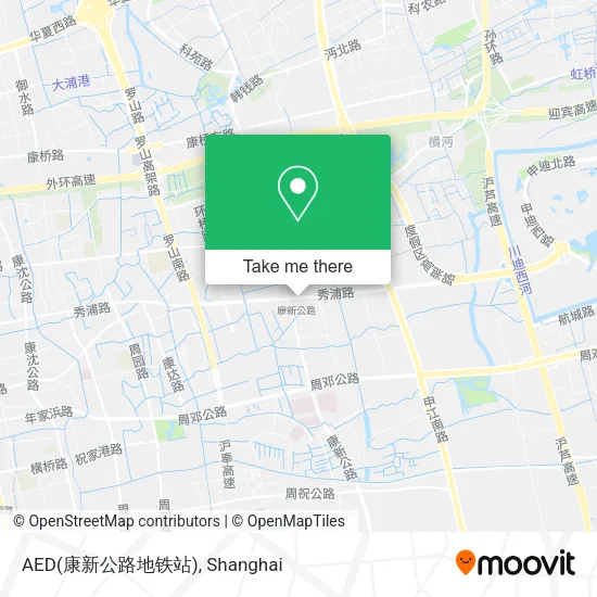 AED(康新公路地铁站) map