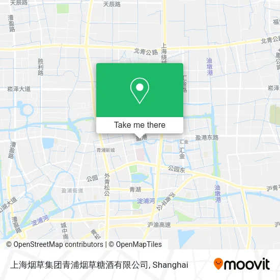 上海烟草集团青浦烟草糖酒有限公司 map