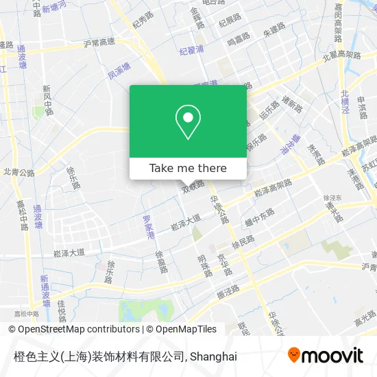 橙色主义(上海)装饰材料有限公司 map