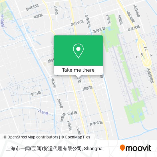 上海市一闻(宝闻)货运代理有限公司 map