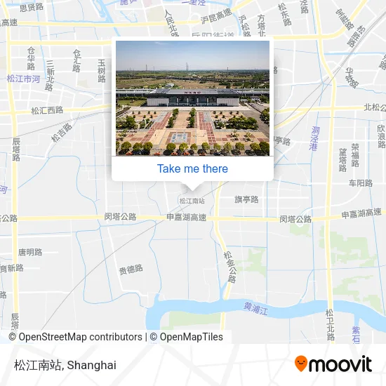 松江南站 map