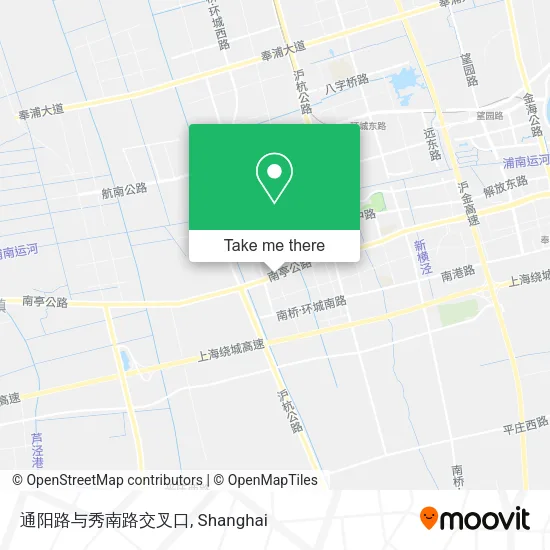 通阳路与秀南路交叉口 map