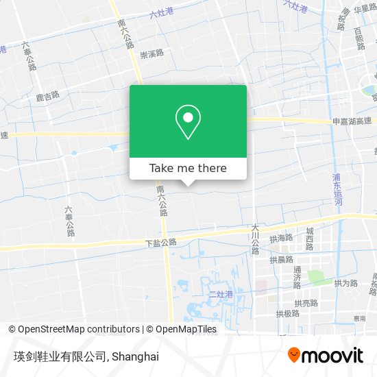 瑛剑鞋业有限公司 map