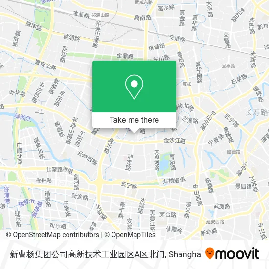新曹杨集团公司高新技术工业园区A区北门 map