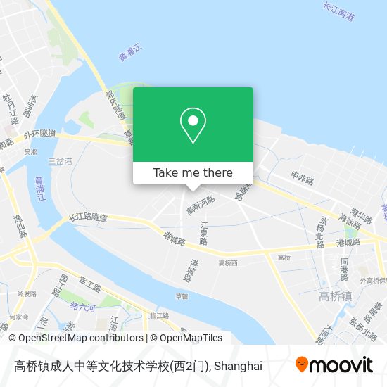 高桥镇成人中等文化技术学校(西2门) map