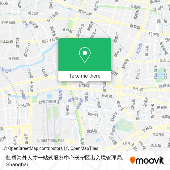 虹桥海外人才一站式服务中心长宁区出入境管理局 map