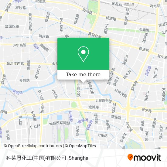 科莱恩化工(中国)有限公司 map