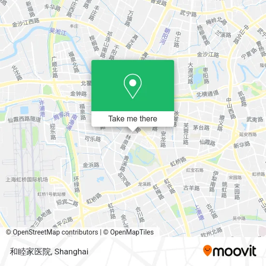 和睦家医院 map