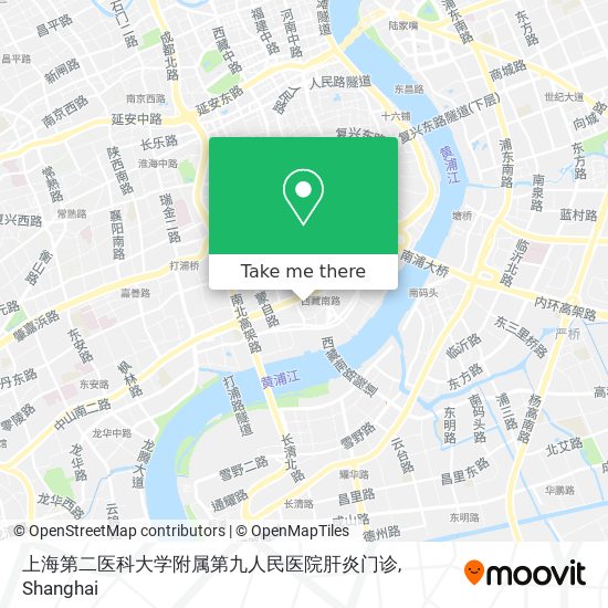 上海第二医科大学附属第九人民医院肝炎门诊 map
