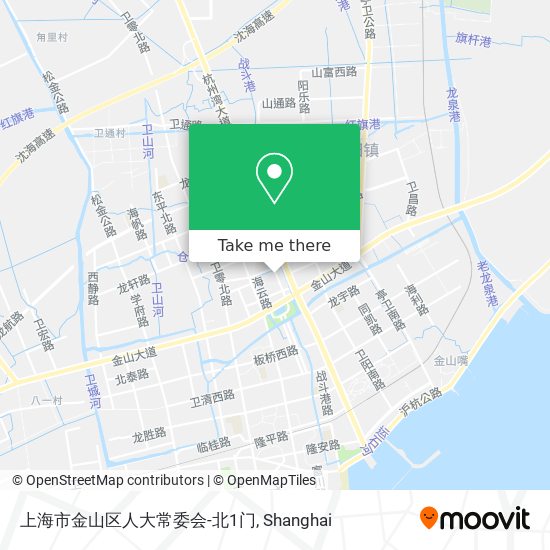 上海市金山区人大常委会-北1门 map