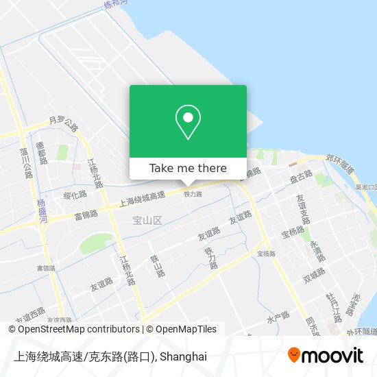 上海绕城高速/克东路(路口) map