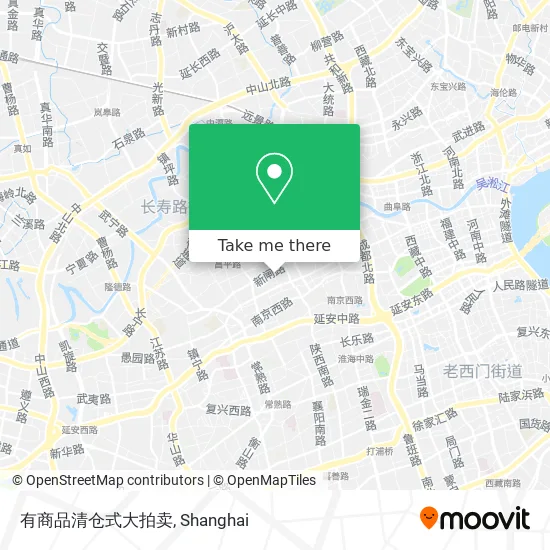 有商品清仓式大拍卖 map