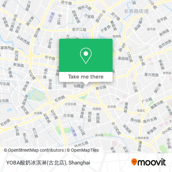 YOBA酸奶冰淇淋(古北店) map