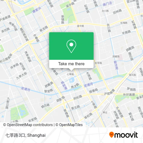 七莘路3口 map