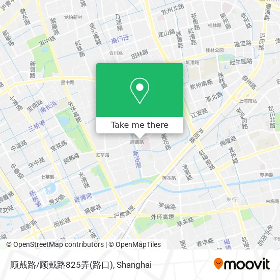 顾戴路/顾戴路825弄(路口) map
