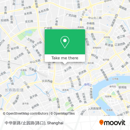 中华新路/止园路(路口) map