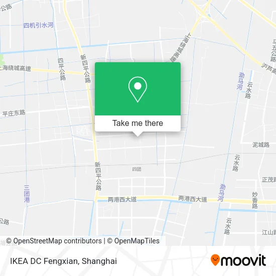 IKEA DC Fengxian map