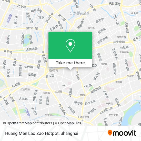 Huang Men Lao Zao Hotpot map