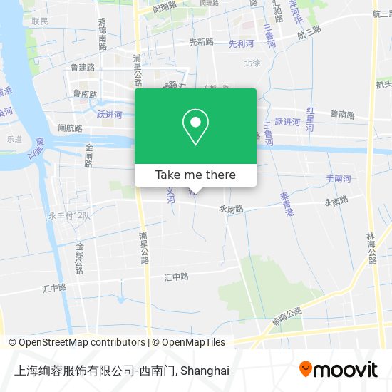 上海绚蓉服饰有限公司-西南门 map