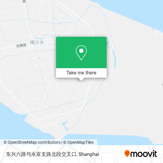 东兴六路与永富支路北段交叉口 map