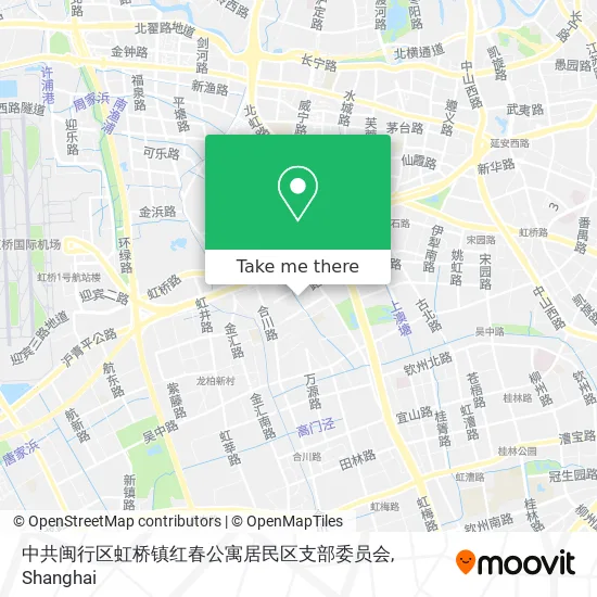 中共闽行区虹桥镇红春公寓居民区支部委员会 map