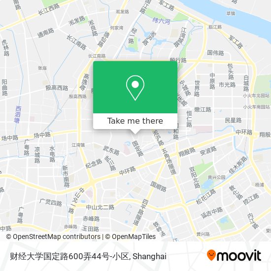 财经大学国定路600弄44号-小区 map