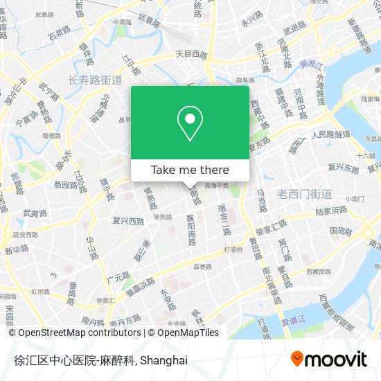 徐汇区中心医院-麻醉科 map