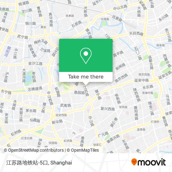 江苏路地铁站-5口 map