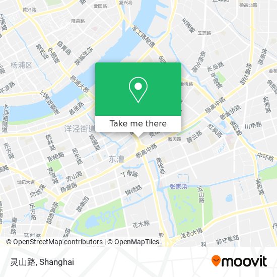 灵山路 map