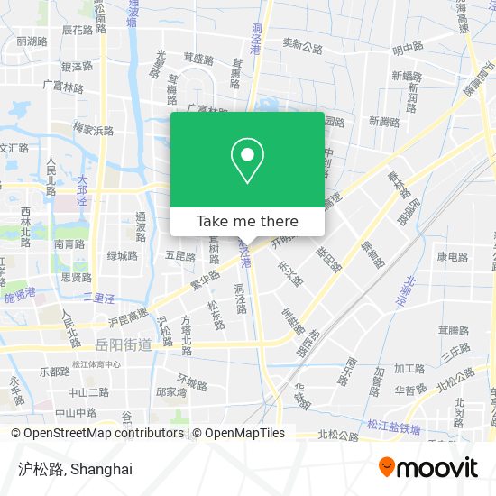 沪松路 map