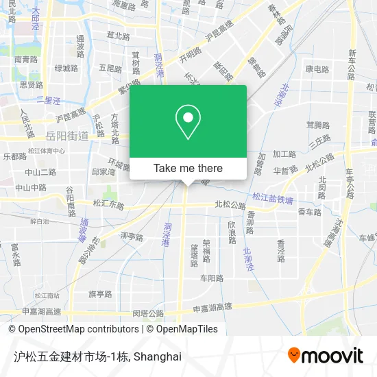 沪松五金建材市场-1栋 map