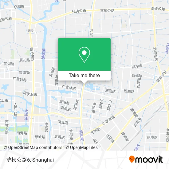 沪松公路6 map