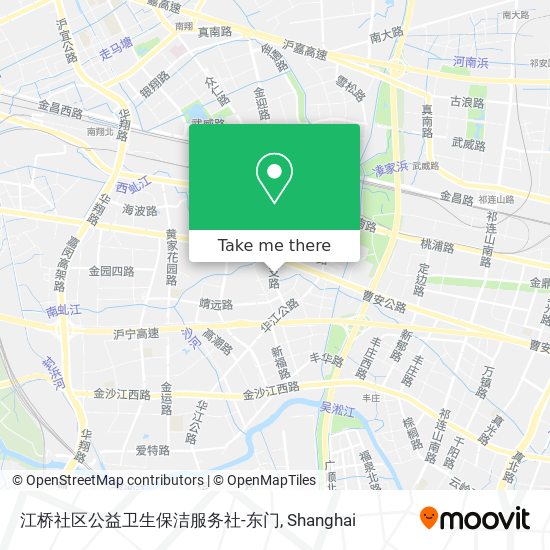 江桥社区公益卫生保洁服务社-东门 map