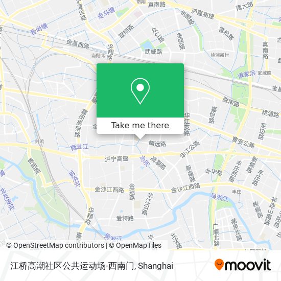 江桥高潮社区公共运动场-西南门 map