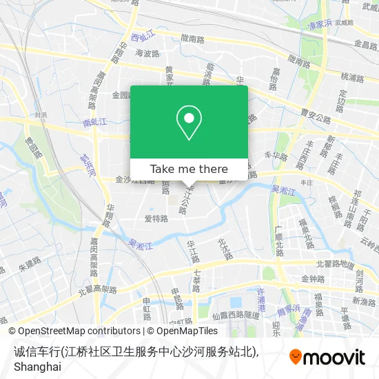 诚信车行(江桥社区卫生服务中心沙河服务站北) map