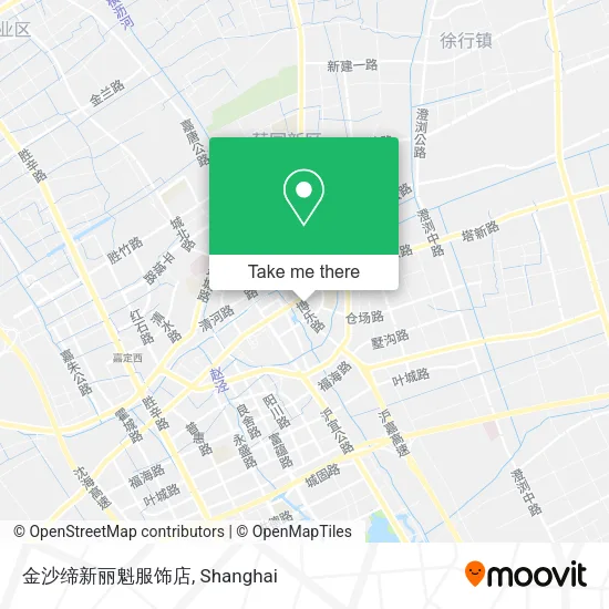 金沙缔新丽魁服饰店 map