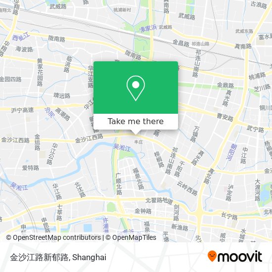 金沙江路新郁路 map