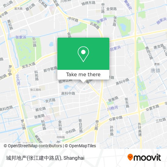 城邦地产(张江建中路店) map