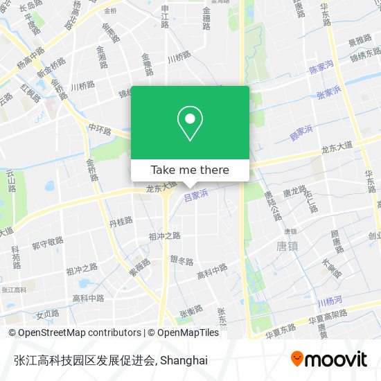 张江高科技园区发展促进会 map