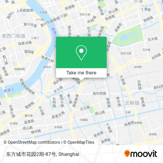 东方城市花园2期-87号 map