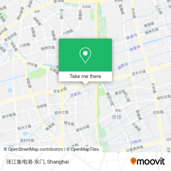 张江集电港-东门 map