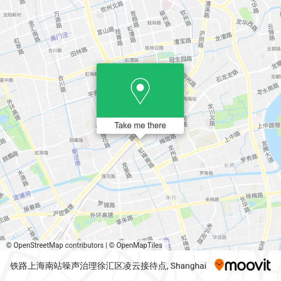 铁路上海南站噪声治理徐汇区凌云接待点 map