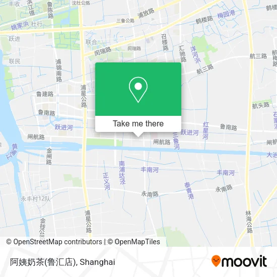 阿姨奶茶(鲁汇店) map